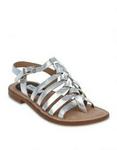 Firenze Interlace Sandals  Silver