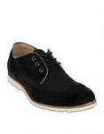 Firenze Burnish Suede Brogues Black