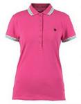 46664 Vintage Short Sleeve Golfer Shirt Pink