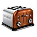 Morphy Richards 4 Slice Painted Copper Toaster