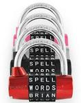 Wordlock 5 Dial Padlock