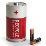 Luckies Battery Box Battery Recycling Tin
