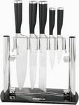 Shibazi 5pc Chefs Knife Set With Acrylic Stand