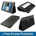 Wireless Bluetooth Keyboard Case For Samsung Galaxy Tab 2 P3100 / P6200 - Brown
