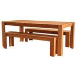 Bamboo Basics 8-seater Dining Set Brown