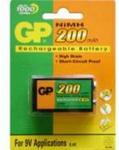 GP Size 9V - Rechargeable 210mAh NiMH Battery - 1 per pack