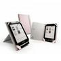 Tuff-Luv Book-Stand Faux Leather Cover For Amazon Kindle Touch - Pink