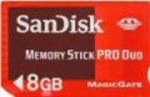 SanDisk 8GB Gaming Memory Stick PRO Duo