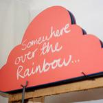 A.scribe Large Cloud Chalkboard Multicolor