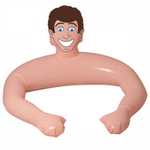 Paladone Inflatable Bath Buddies Hunk Pink