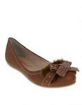 Bebece Brown Bow Flats
