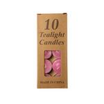 House Brands Pink Tealight Pack Of 10