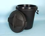 Saleisure Black 70L Refuse Bin With Clip On Lid