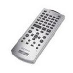 Sony PS2 DVD Remote Control Silver