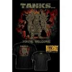Blizzard World Of Warcraft Tanks T Shirts Men Medium