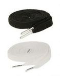 Mr Lacy Two Pack Shoelaces  White Black