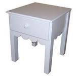 VanderNest Furniture Dublin Bedside Table In White