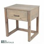 5Essentials Nevada Bedside Table Rustic Oak
