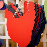 A.scribe Chicken Chalkboard Multicolor