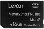 Lexar 16GB 400x Memory Stick Pro Duo