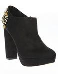 Zoom Kimberly Studded Ankle Boot In  Black