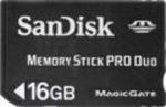 SanDisk 16GB Memory Stick PRO Duo Memory Card