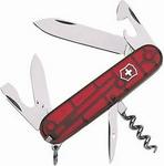 Victorinox Swiss Army V1.3603.T Red Transparent Spartan Knife