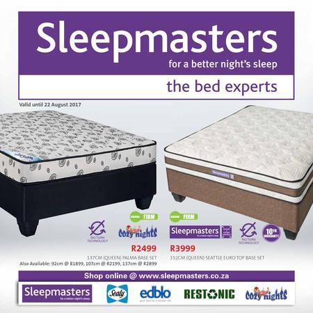 Find Sleepmasters Deals Online Compare Prices Save On Specials Pricecheck