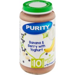 Purity 10 Months 250ML - Banana & Berry With Yoghurt Banana & Berry With Yoghurt