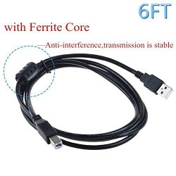 Pwron 6FT USB Cable PC Laptop Notebook Data Sync Cord For Cricut Expression CREX001 Provo Craft Electronic Cutting Machine