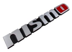 Aluminum Alloy Auto Car Nismo For Gtr Altima 350Z 370Z Emblem Decal Badge Sticker