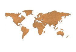 Cork World Map 18-piece