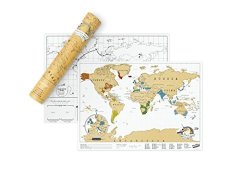Scratch Map Travel Edition Scratch Off World Map Designed And Made In The UK By Luckies