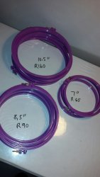7" Purple Plastic Hoop