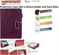 Promate Agenda Premium Protective Leather Case With Stylus Holder