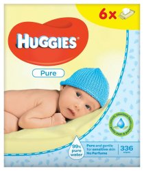 Huggies - Baby Pure - 336'S 6 X 56