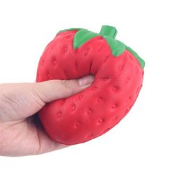 Vipe Slow Rising Squishy Slice Strawberry Cream Scented Slow Rising Hand Wrist Toy Color Random