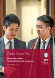 Cima E2 Project And Relationship Management - Study Text Paperback