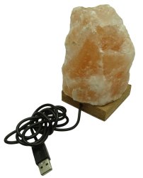 Himalayan Natural Crystal Salt Rock Salt Air Purifier Green Lamp SLP17A-2