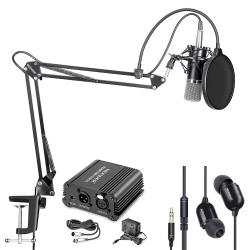 Neewer NW-700 Professional Studio Broadcasting Recording Condenser Microphone & NW-35... - 7-IN-1 II