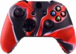 CCMODZ Silicone Case Skin For Xbox One Controller & Red Camo Black