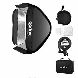 Fotodiox Pro Foldable Softbox 20x20in 50x50cm with Flash Bracket for Speedlights and Bowen Mount Strobes