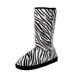 West Blvd CHICAGOV2.0 Winter Boot Boots Zebra Suede 10