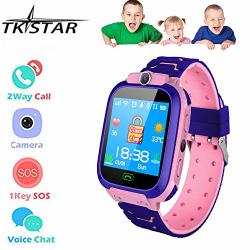 Tk-star Smart Watch For Kids Sos Two Way Call Function With Camera Touch Screen Digital Children Phone Watch Boys Girls Birthday Gifts