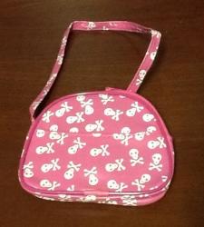 Pink Pirate Skull Coin Purse Wallet 12x9 - Party Favor - Could Work For Monster High Or Pirate