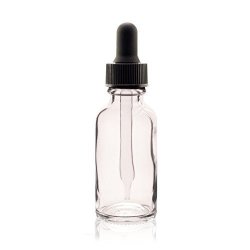 Premium Vials B26-12AM Boston Round Glass Bottle with Cap Amber 2 oz Capacity Pack of 12