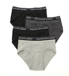 Polo Ralph Lauren Classic Low Rise Brief 4-PACK XL Grey Assorted