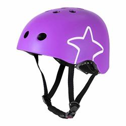 Drbike Kids Bike Helmet For 5 6 7 8 9 Years Boys & Girls Infant Cycling Protective Gear For Toddler Kids Helmet For Scooter Cycling Skating Mutli-sport M Purple