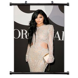 Kylie Jenner Fabric Wall Scroll Poster 16" X18 " Inches