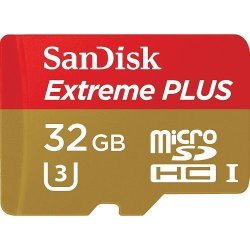Sandisk Extreme Plus 32GB Microsdhc Uhs-i U3 Memory Card Speed Up To 80MB S With Adapter- SDSDQX-032G-U46A Older Version